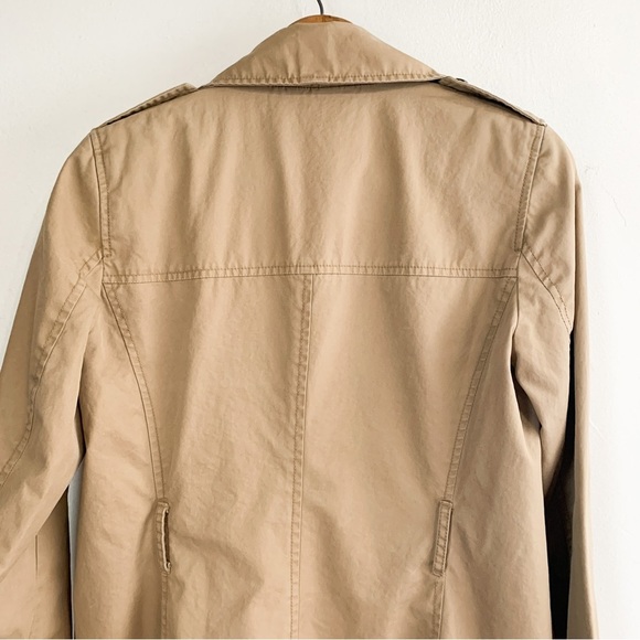 Banana Republic Women’s Flared Trench Coat Sz S - Picture 9 of 14